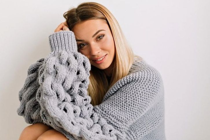 Kaschmir-Pullover Lausanne Textur & Detail