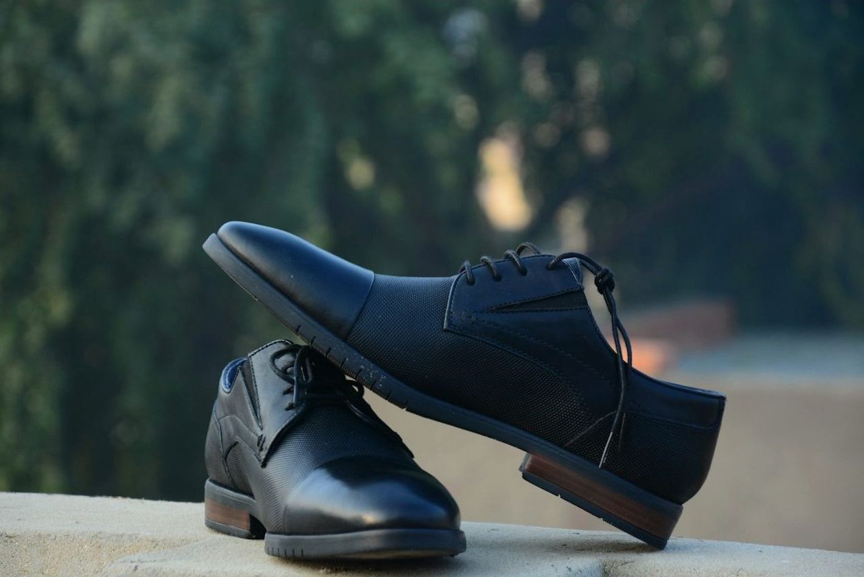 Oxford Schnürschuh Boxcalf Textur & Detail