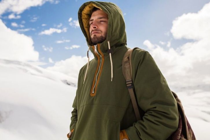 Wollfleece-Overall Saas-Fee Textur & Detail